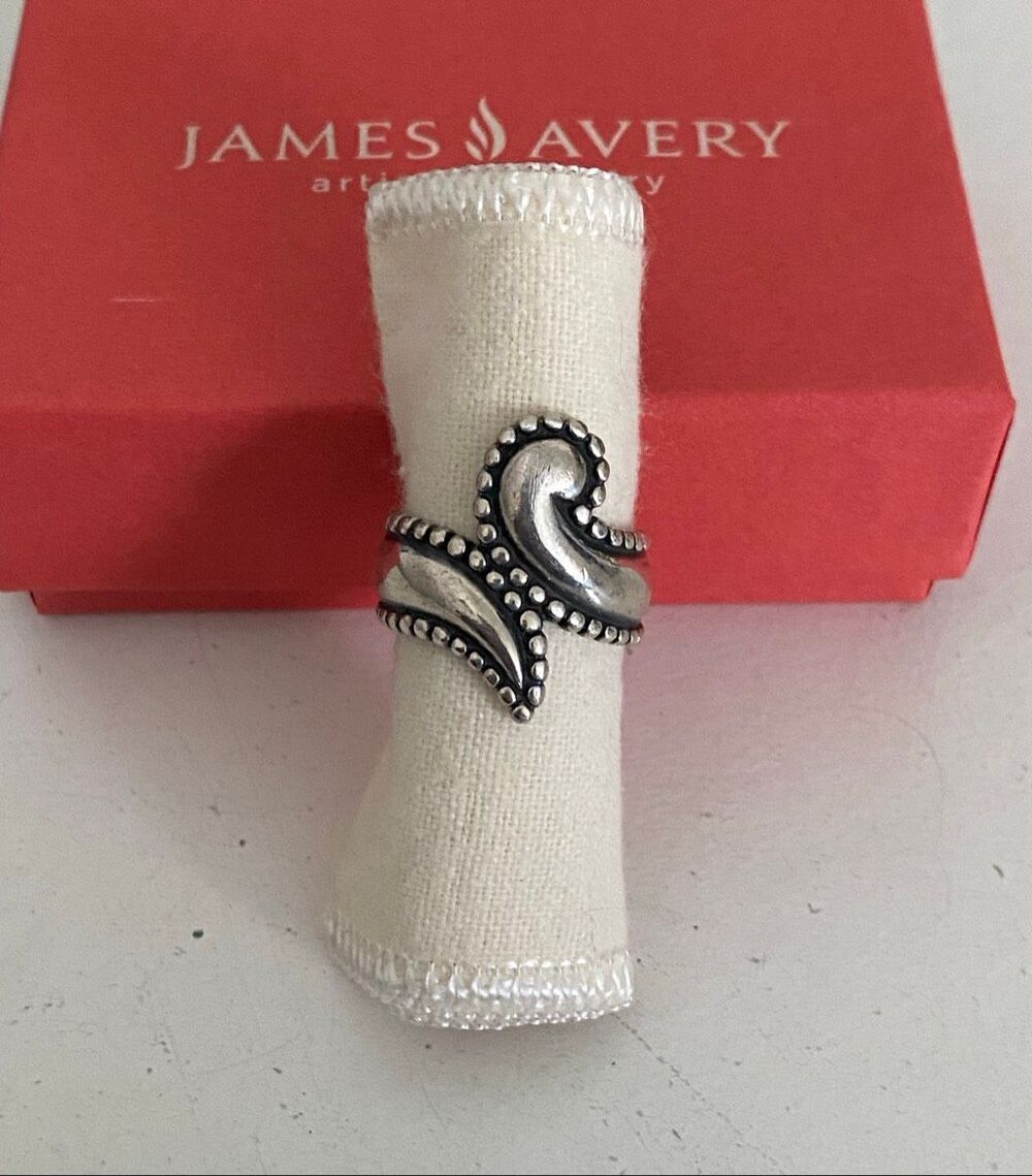 James Avery Retired Paisley Bypass Ring